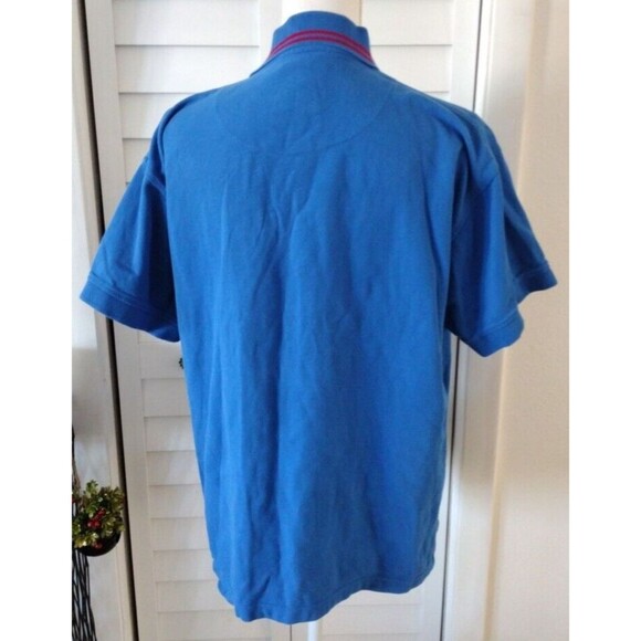 Hustle and Heart Set Us Apart England Men's Embroidered Polo L - Picture 5 of 8